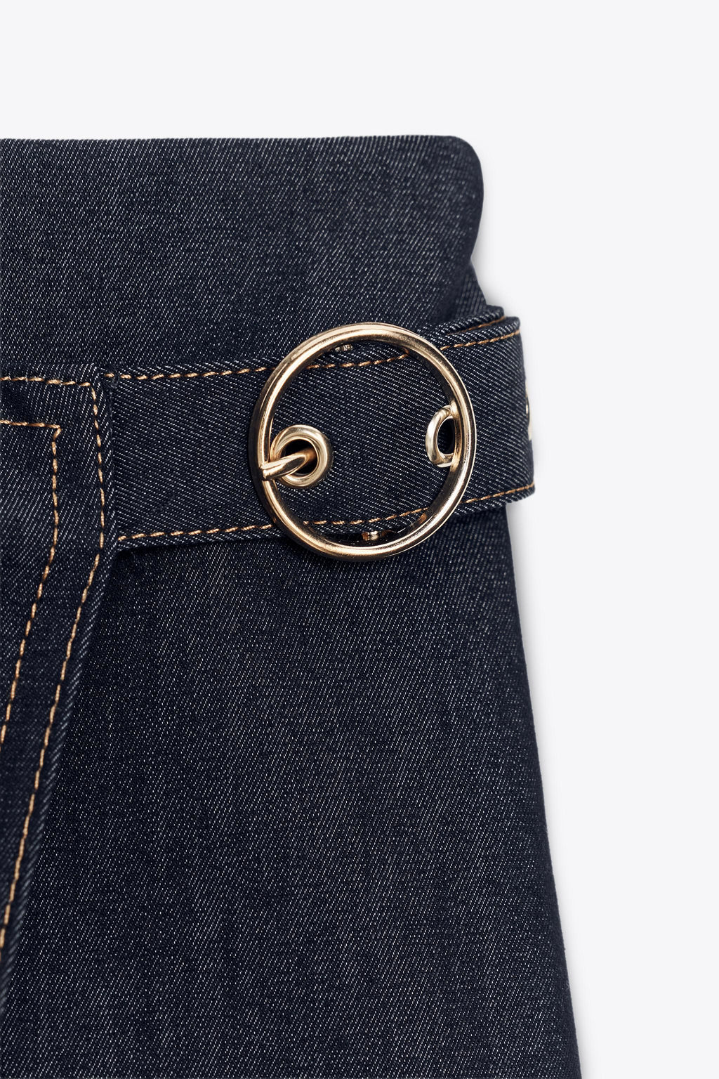 BUCKLE WRAP SKORT - Zara фото 11