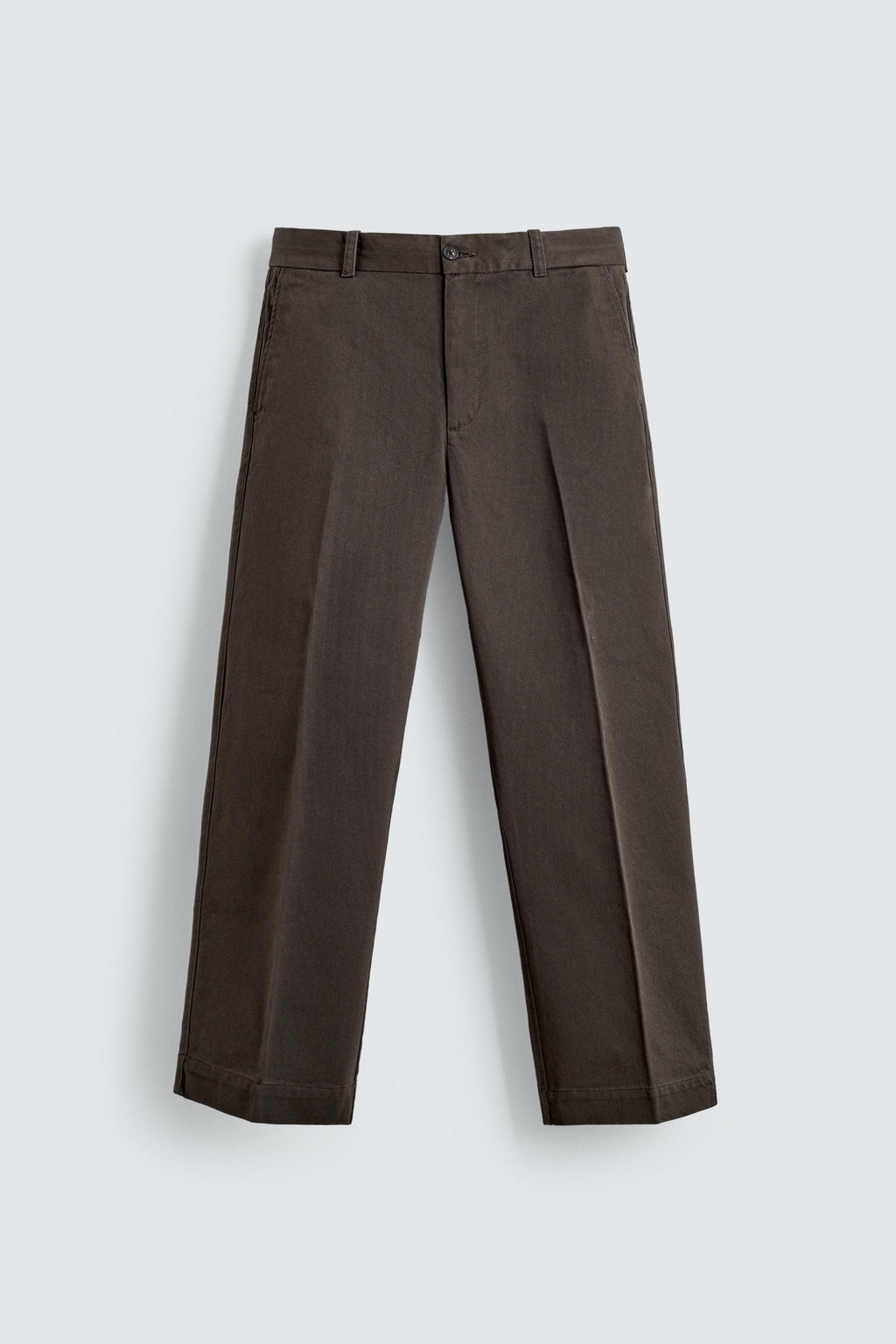 ORIGINS TWILL CHINO TROUSERS - Zara фото 17