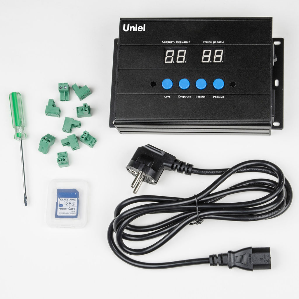 ULC-L52 RGB/DC24V BLACK Контроллер TTL для управления RGB прожекторами серии ULF-L52 DC24V. TM Uniel