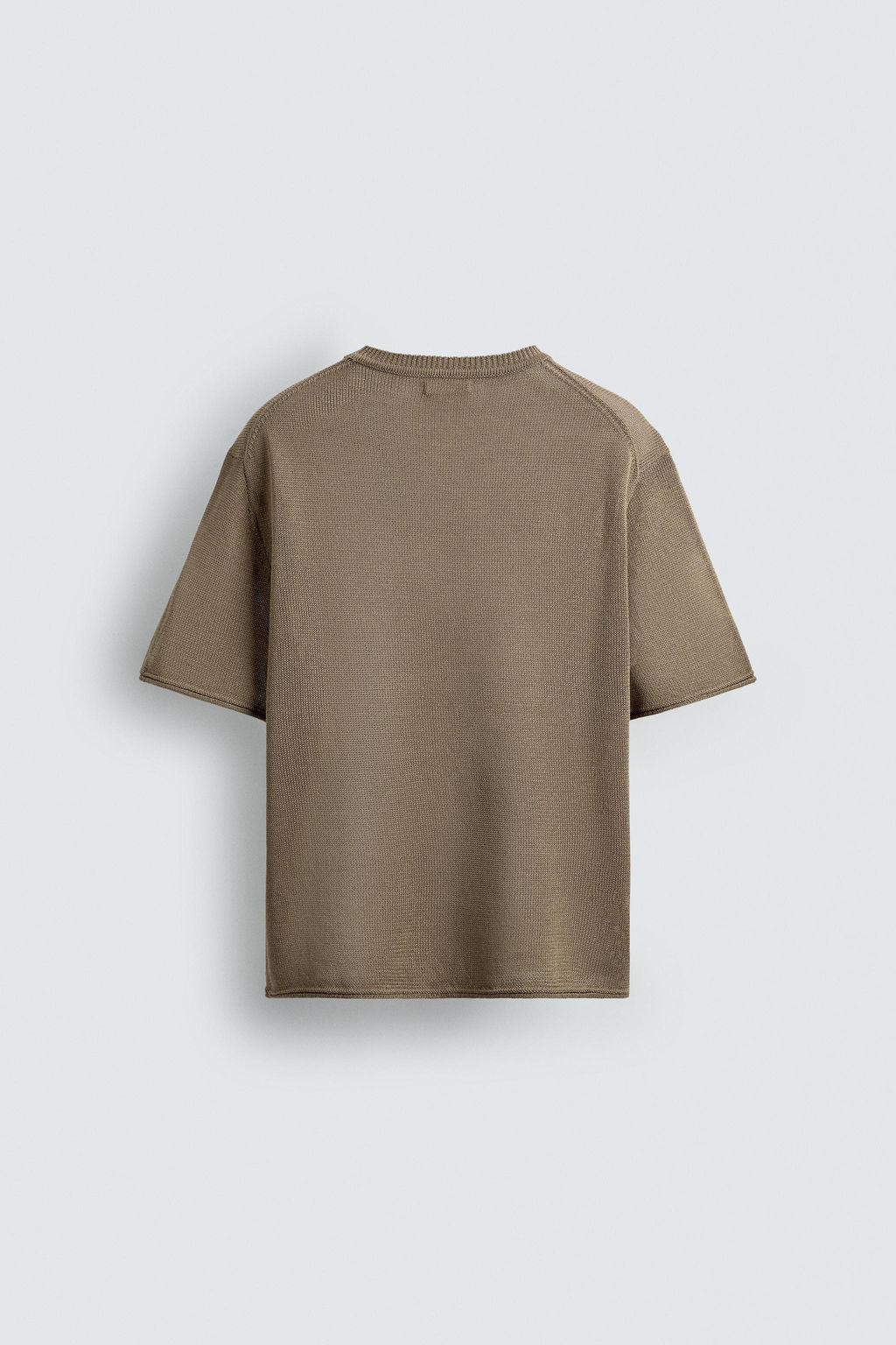 STRUCTURED KNIT T-SHIRT - Zara фото 8