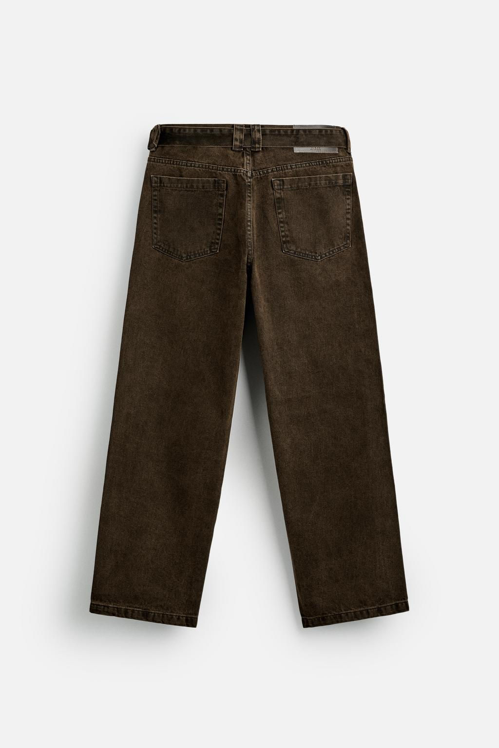 LIMITED EDITION RELAXED BELT JEANS - Zara фото 7