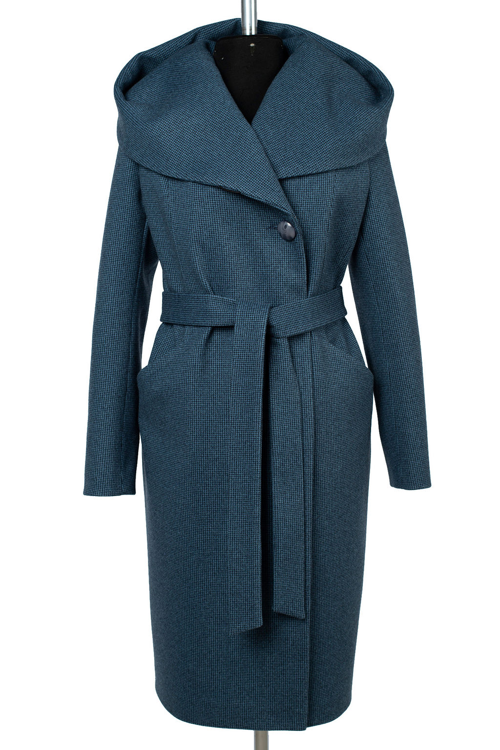 Пальто женское демисезонное (пояс) - El podio фото 8