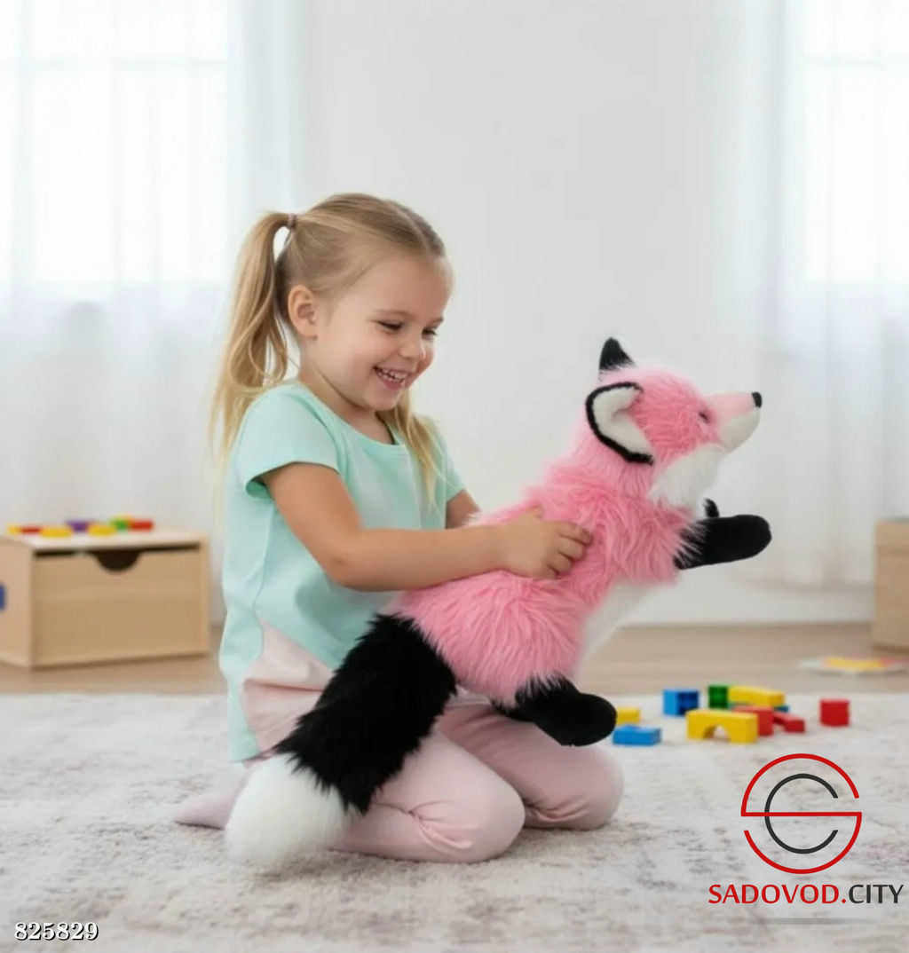 Плюшевая мягкая игрушка лиса