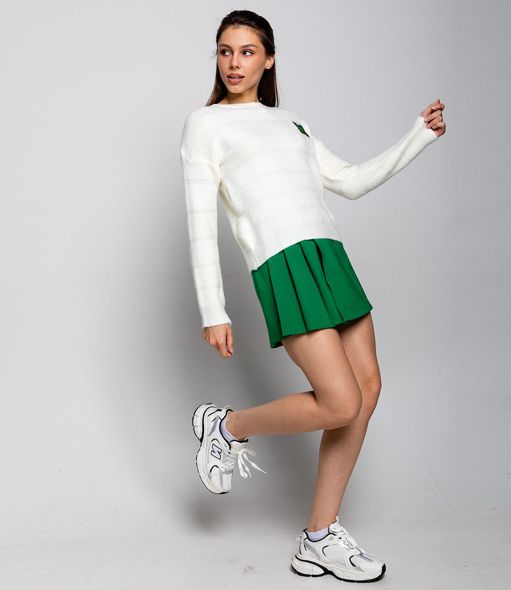 Джемпер #КТ299, молочный - Dommod фото 3