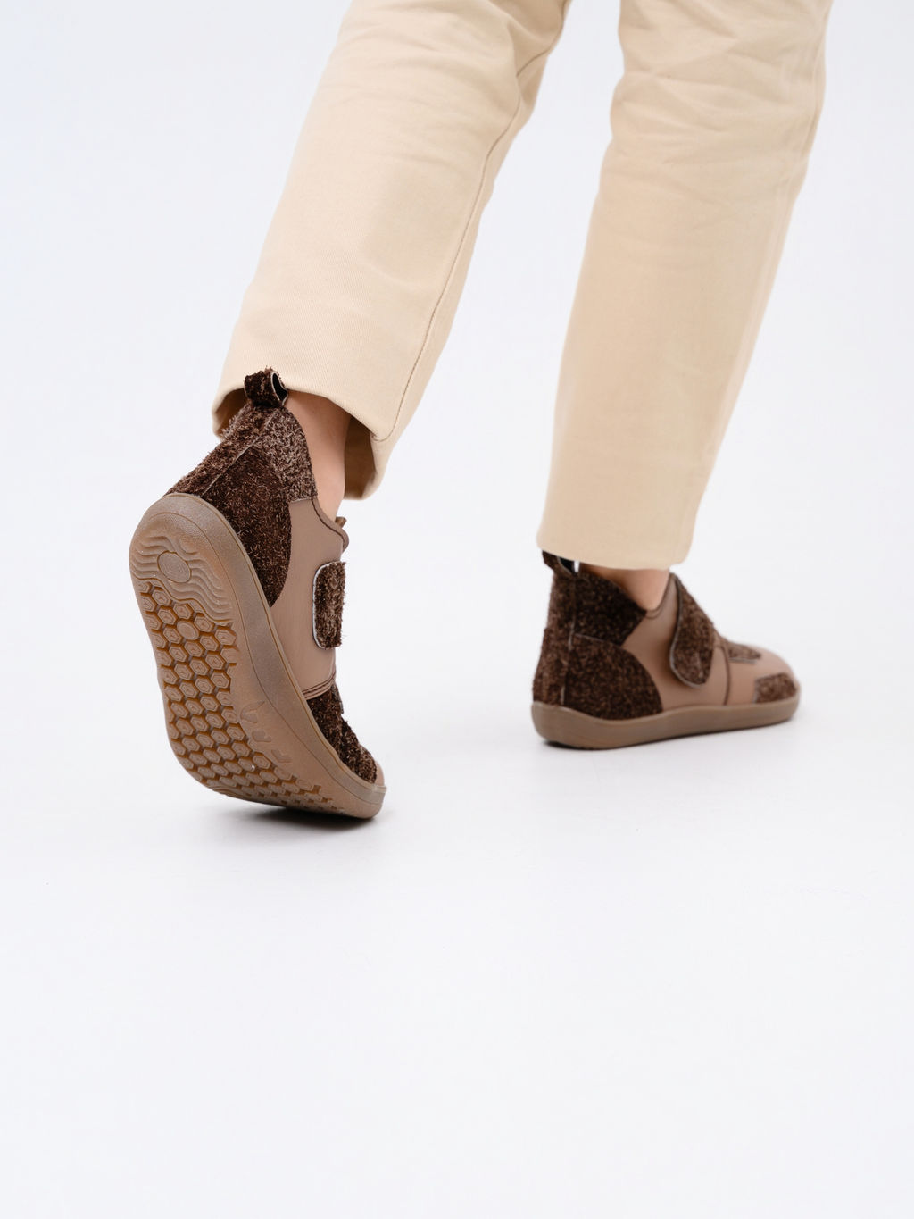 Ботинки женские демисезонные 206.NATAbr.Коричневый джангл+коричневый бабил/Шерсть