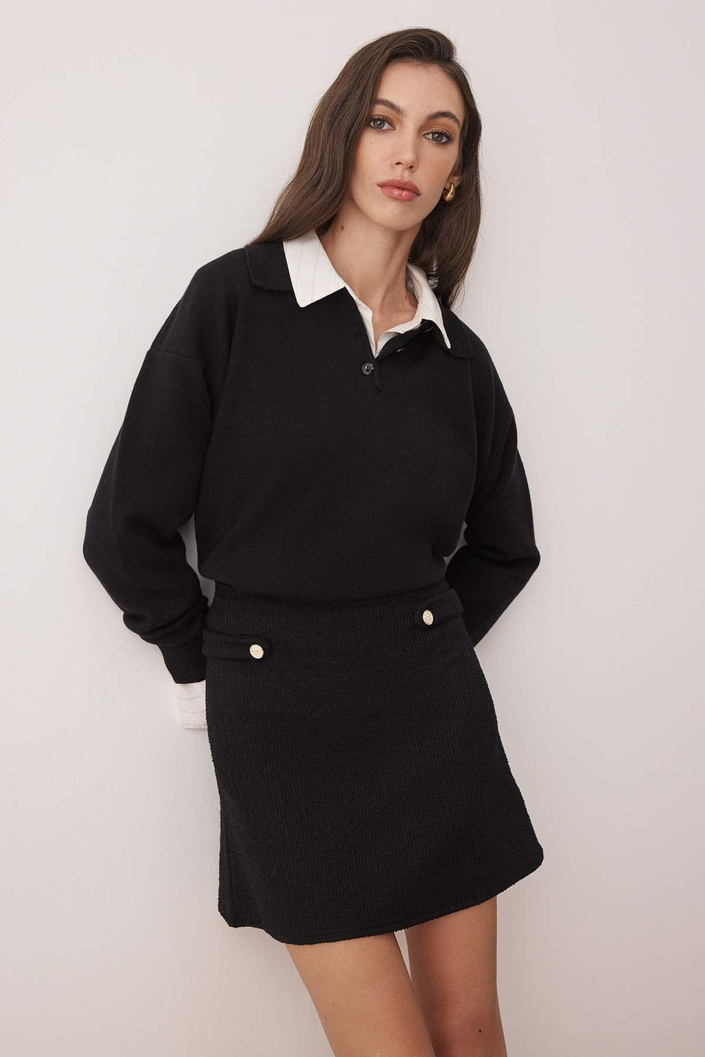 Siyah Etek TWOAW26ET00086 - Trendyolmilla фото 2