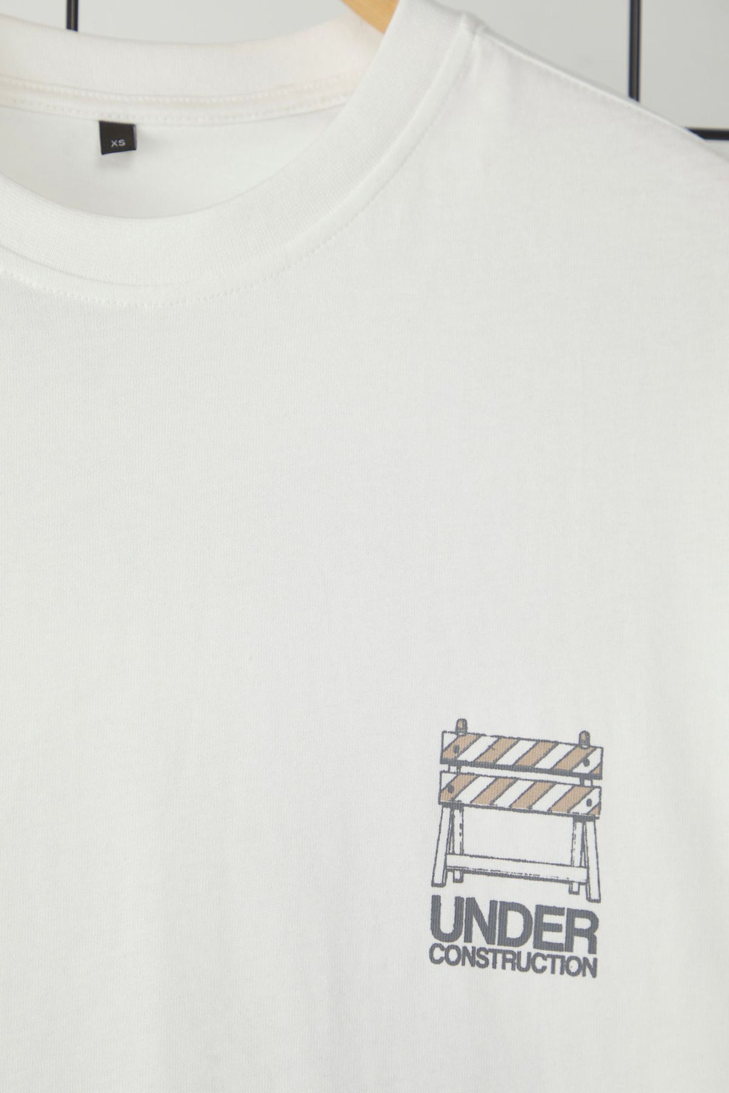 TRENDYOL MAN Ekru Oversize/Genis Kesim %100 Pamuklu Bask?l? T-Shirt TMNSS25TS00114 - Trendyolmilla фото 5