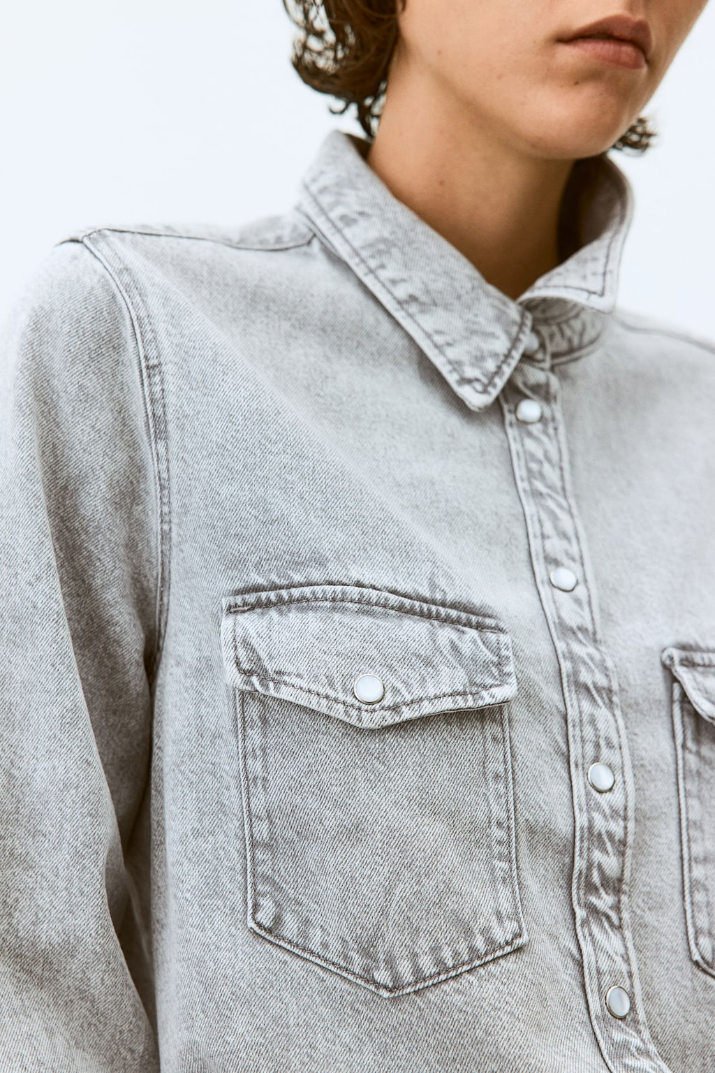 Camisa denim - H&m фото 2