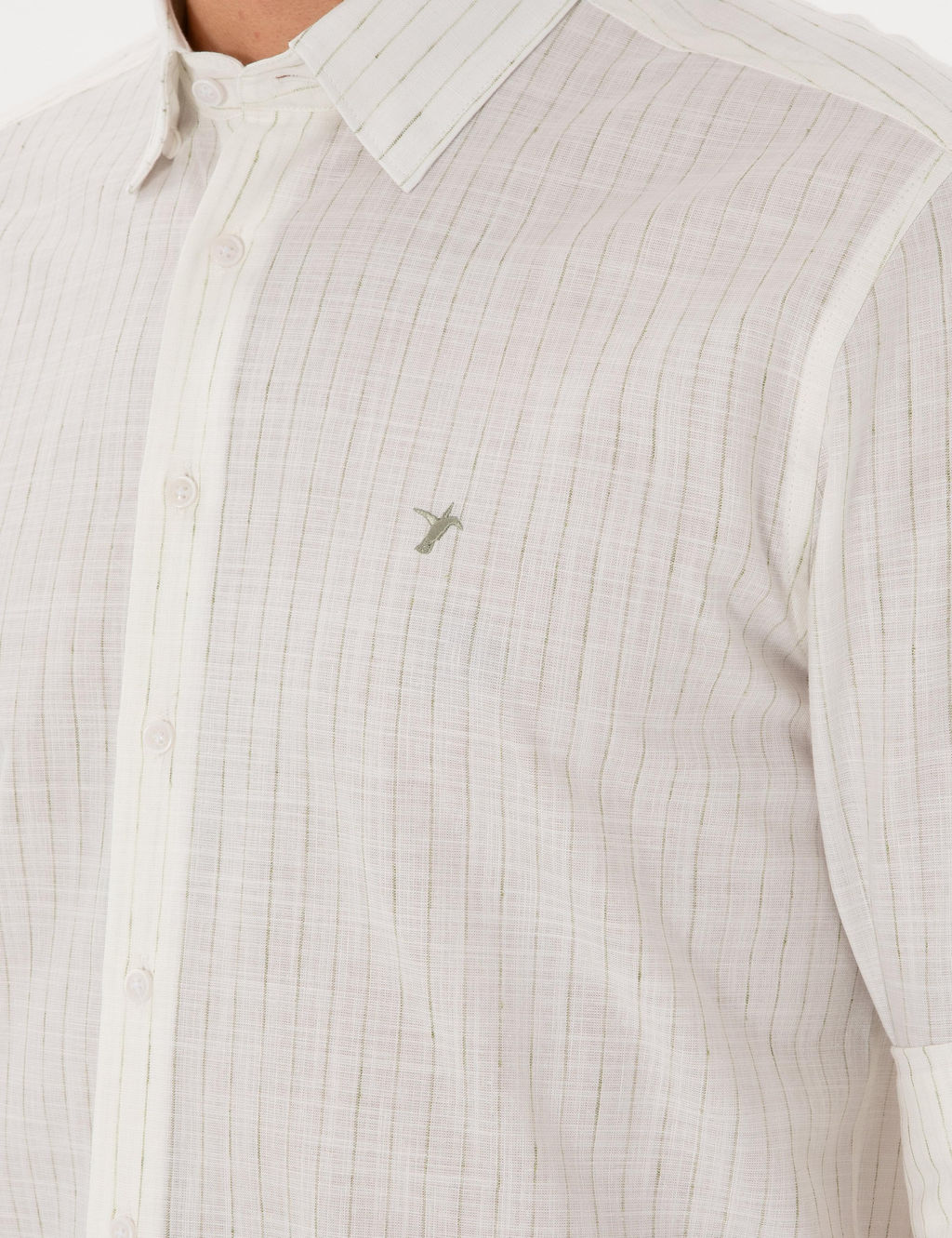 Haki Regular Fit Uzun Kollu G_mlek - Cacharel фото 7