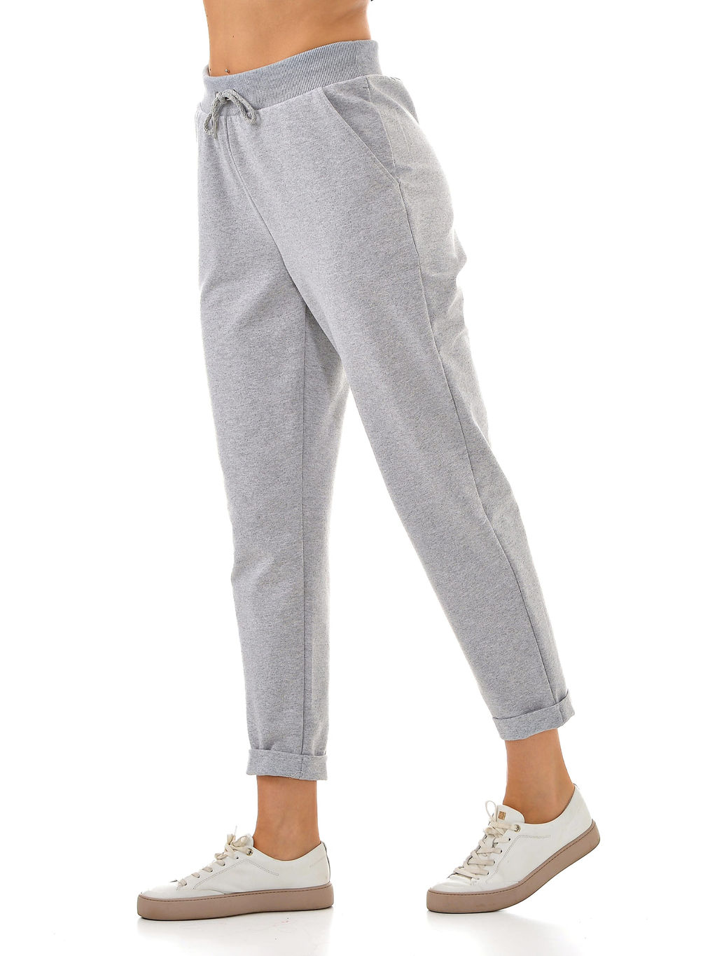 комфортные брюки из из тонкого футера - А+б коллекция фото 2