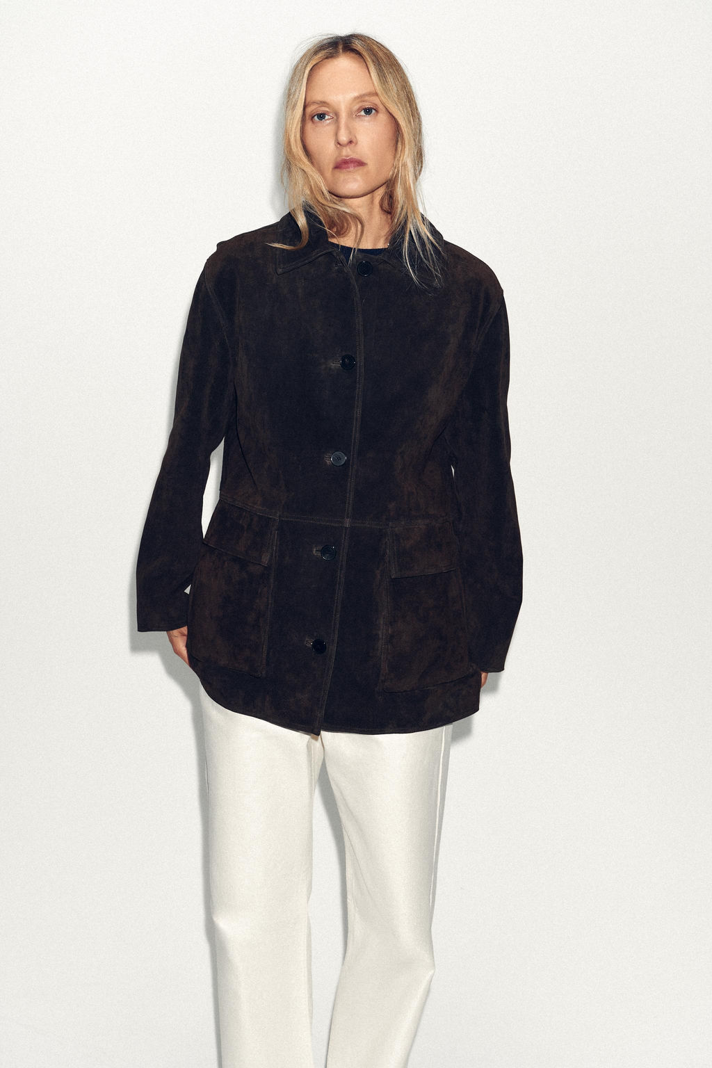 100% SUEDE LEATHER JACKET