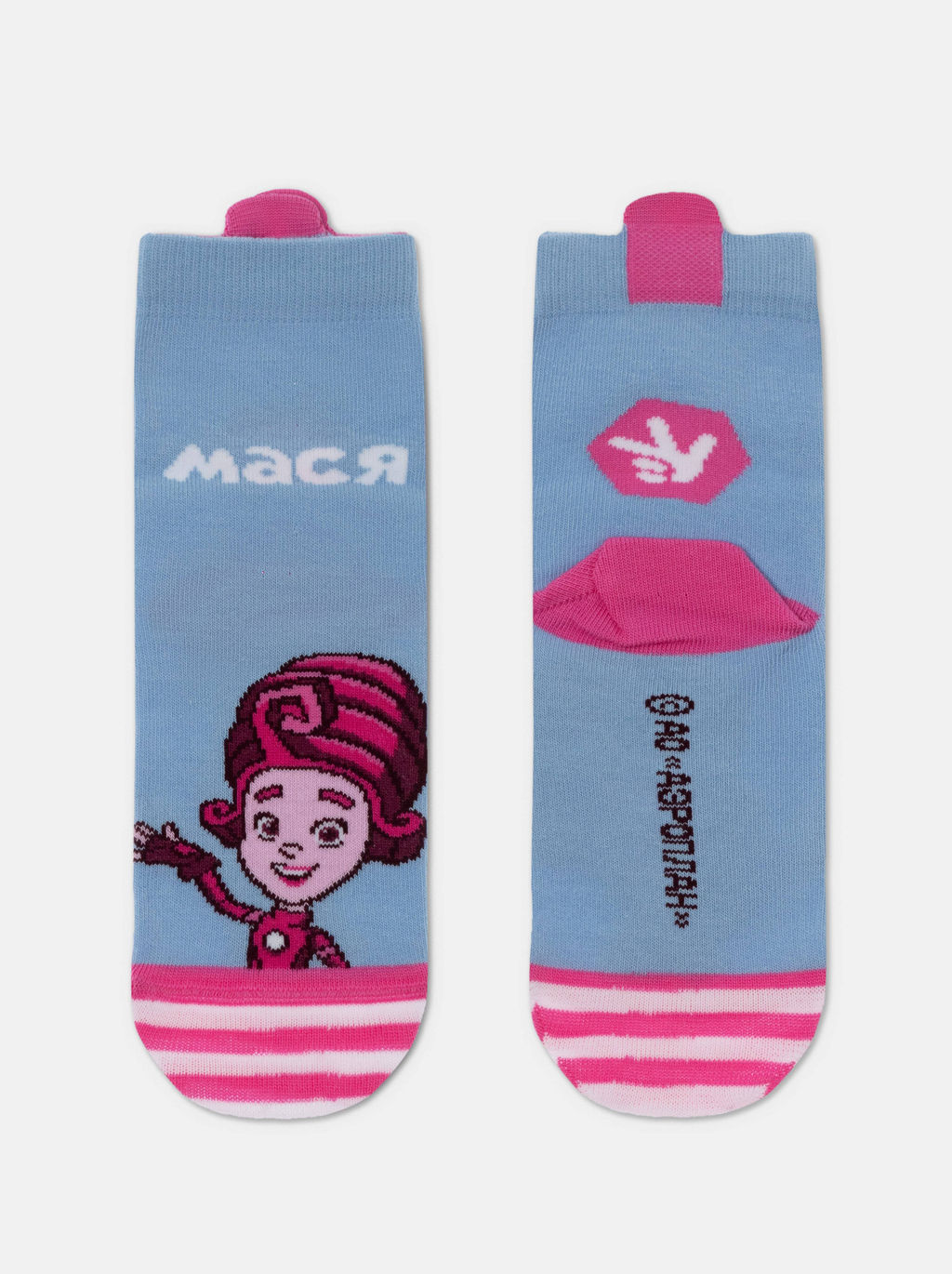 Цена за 2 пары CONTE-KIDS ФИКСИКИ Носки детские светло-голубой