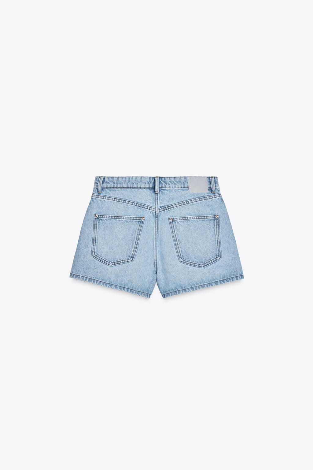 Z1975 MOM FIT MID-WAIST SHORTS - Zara фото 12