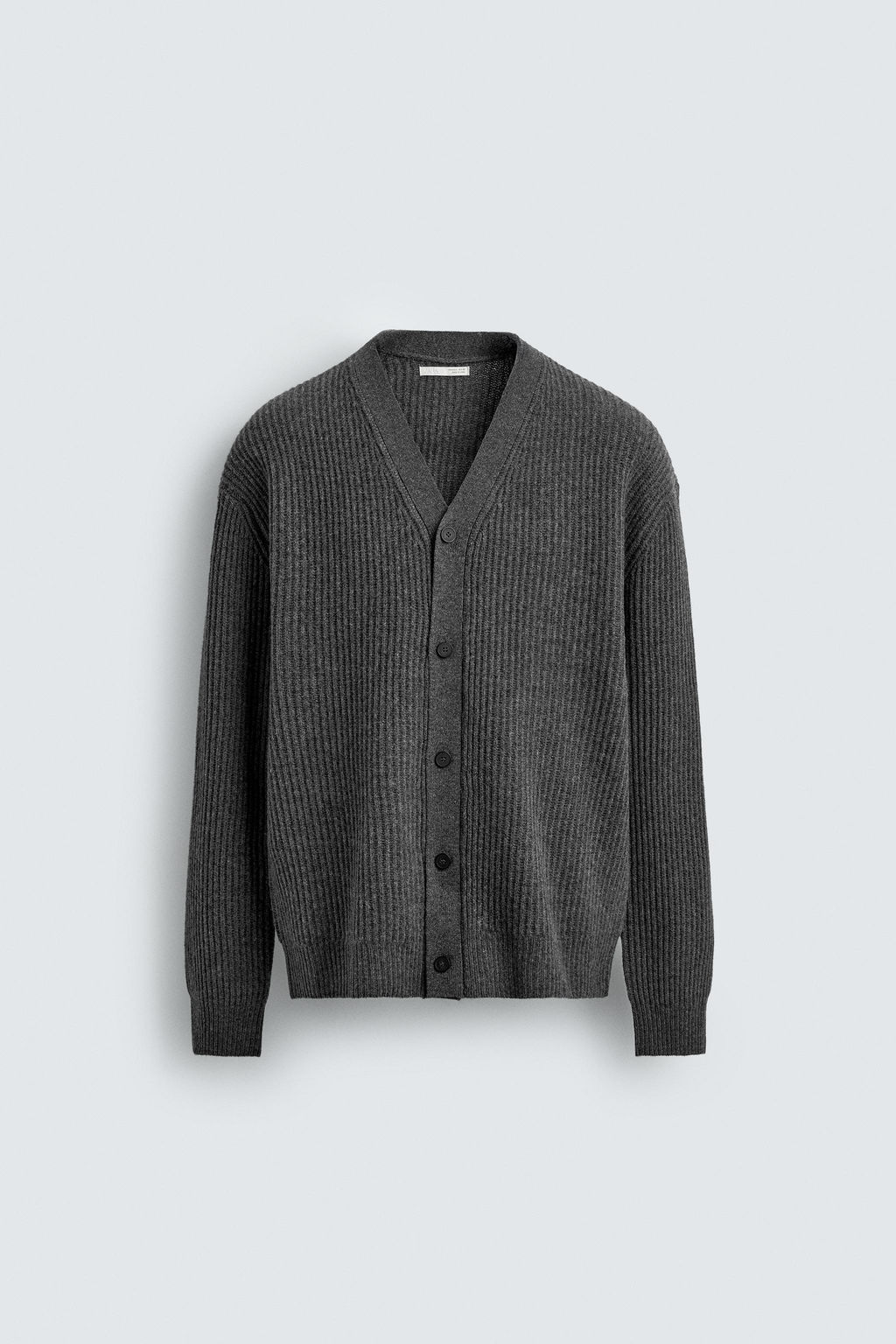 WOOL TEXTURED CARDIGAN - Zara фото 15