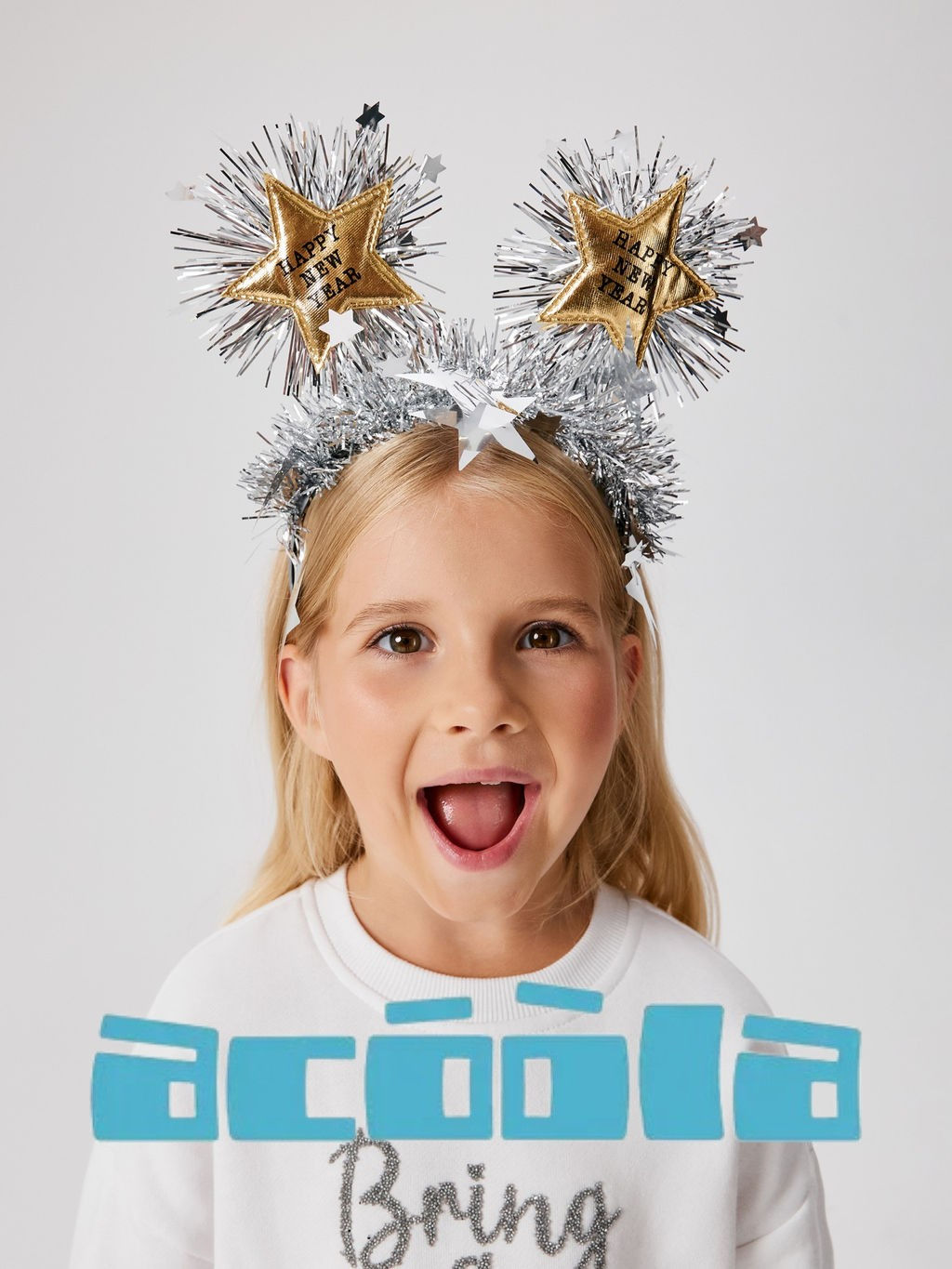 ACOOLA / Ободок детский Congry серебристый