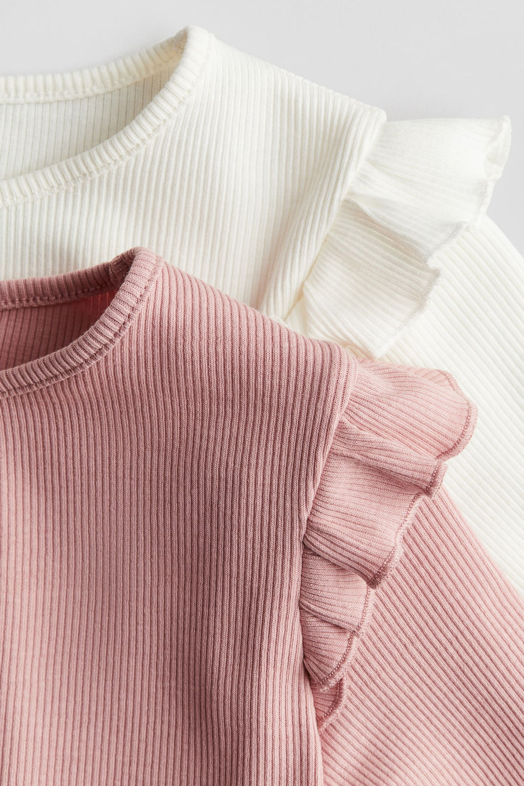 Pack de 2 camisetas de algodon acanalado - H&m фото 2