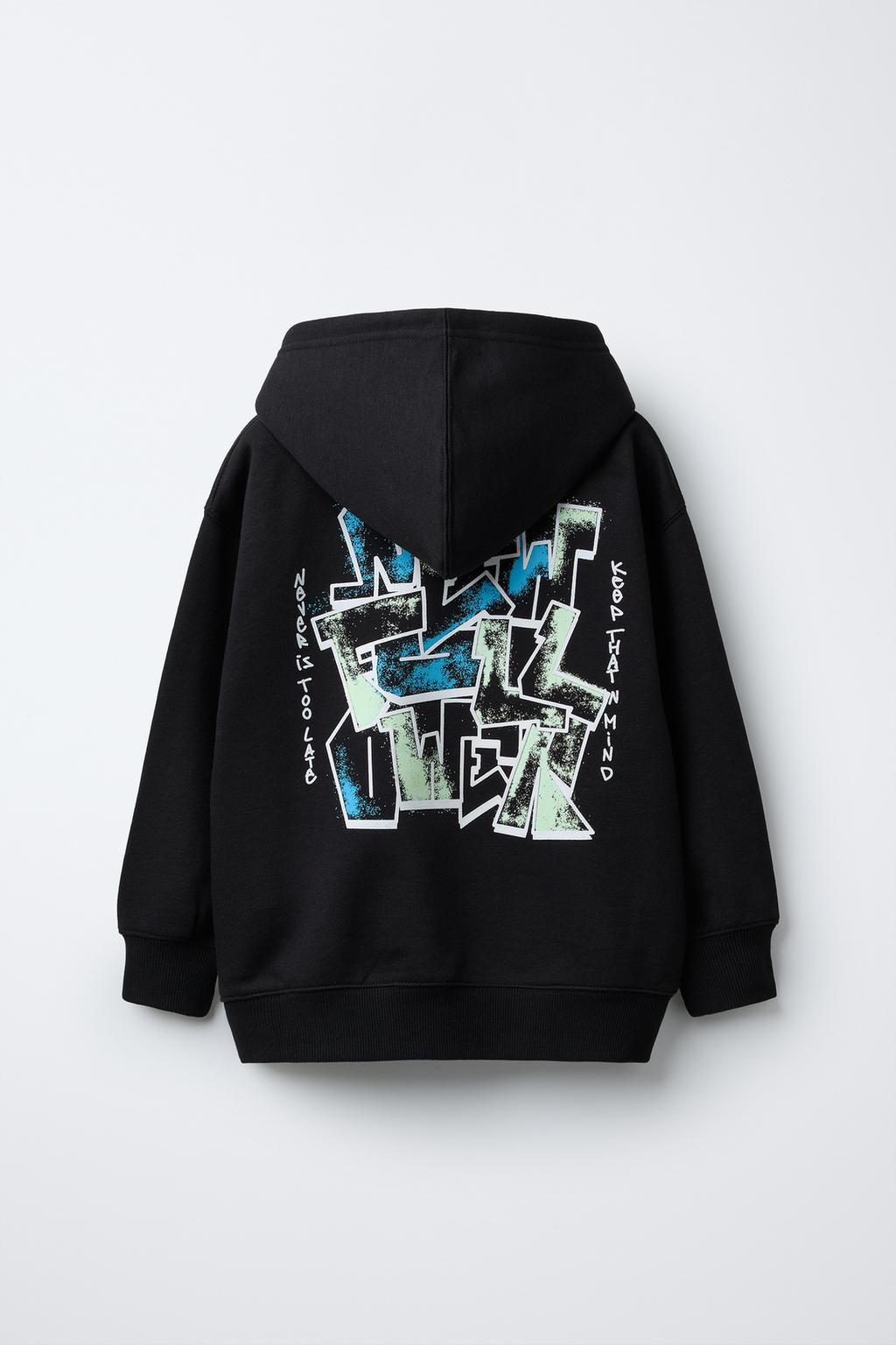 GRAFFITI HOODIE - Zara фото 2