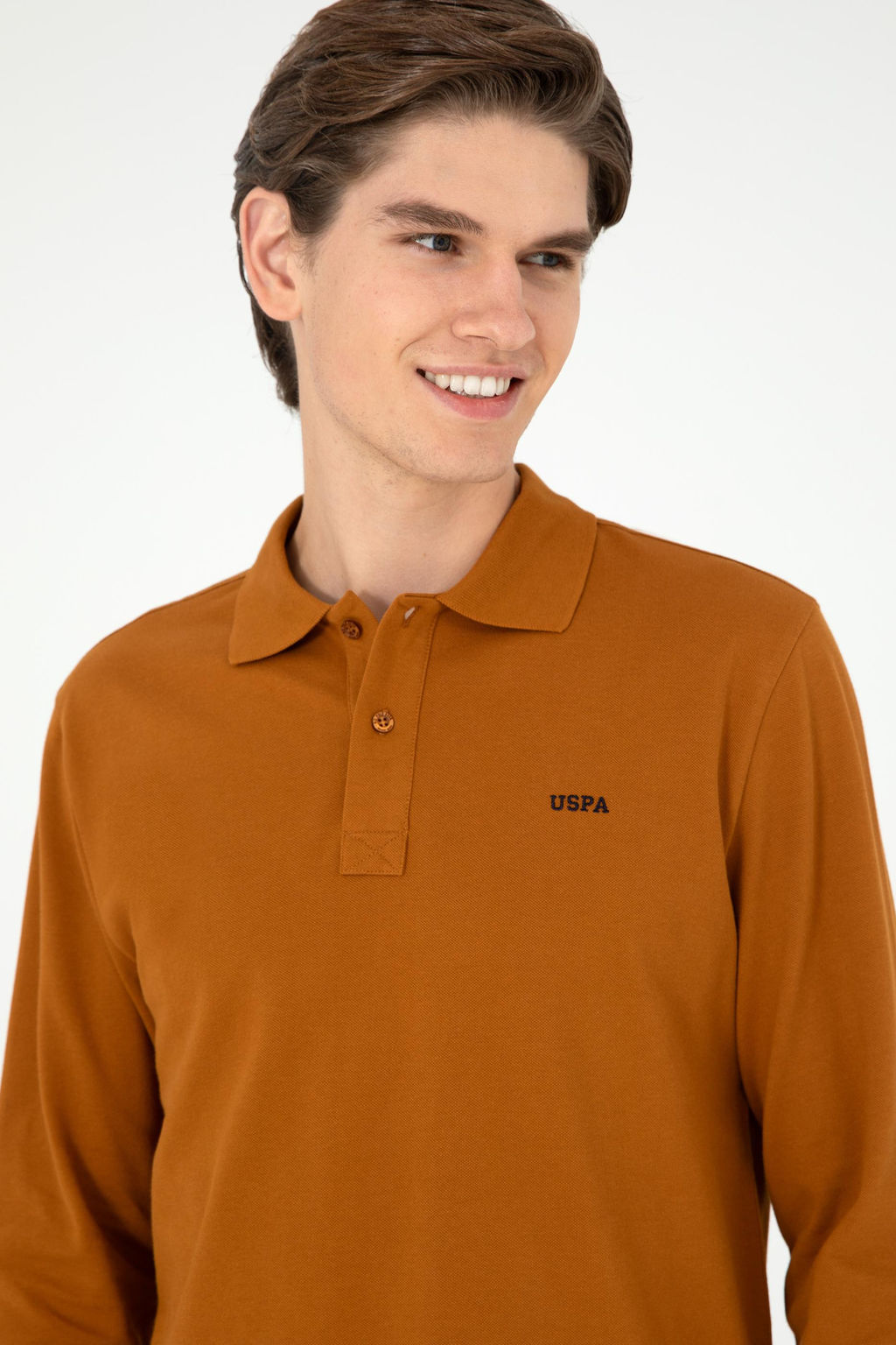Мужской базовый свитшот кокосового цвета - U.s. polo assn фото 2