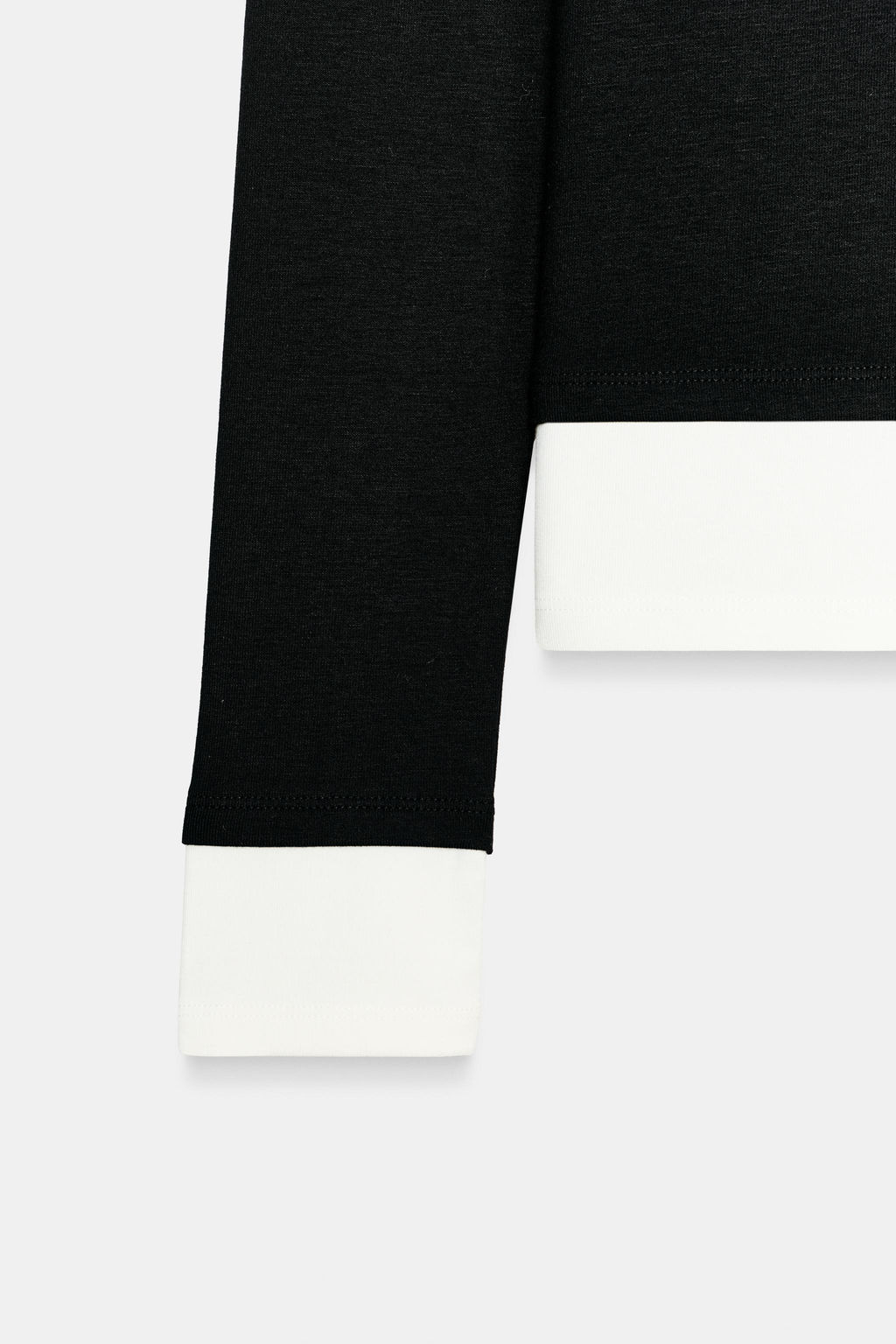 DOUBLE CONTRAST T-SHIRT - Zara фото 16