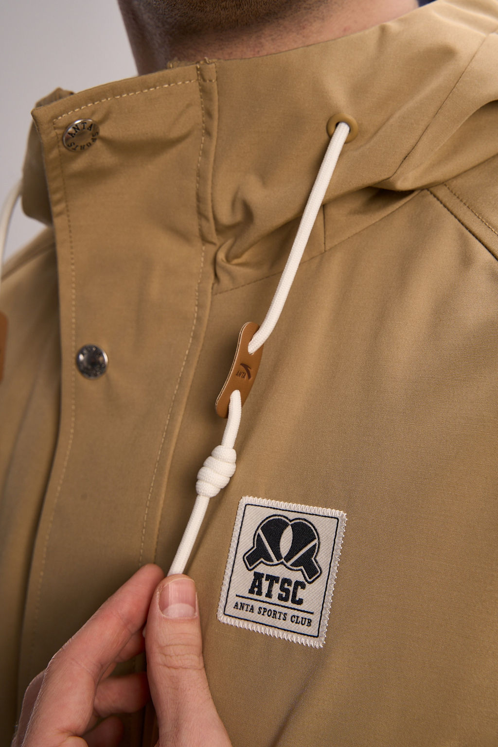 Куртка утепленная Светло-коричневый ANTA SPORTS CLUB Fleece Jacket  фото 10