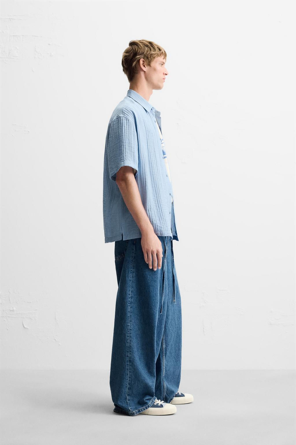 RAISED JACQUARD SHIRT - Zara фото 4