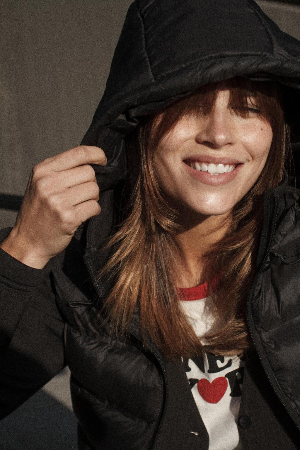 NEOPRENE-EFFECT PADDED JACKET - Zara фото 10