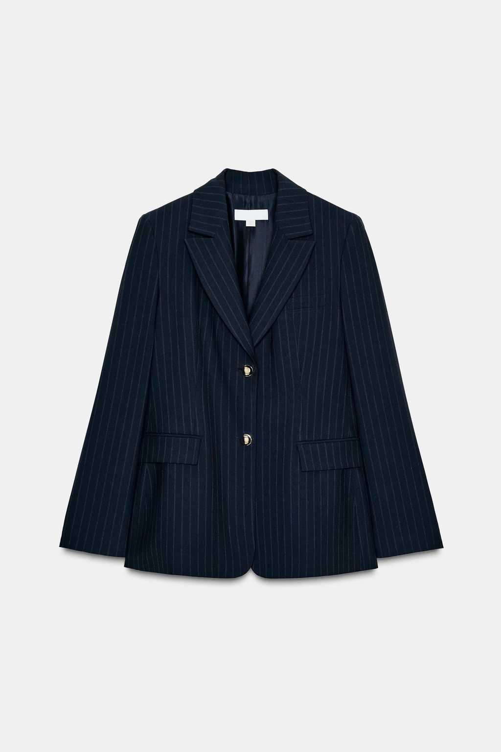 PINSTRIPE BLAZER WITH SHOULDER PADS - Zara фото 7