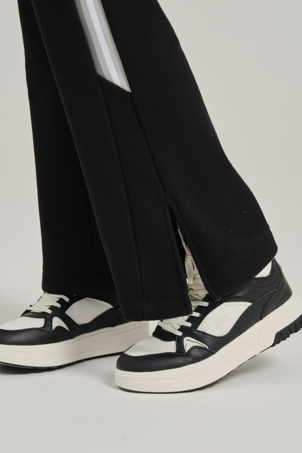 Брюки трикотажные утепленные Черный