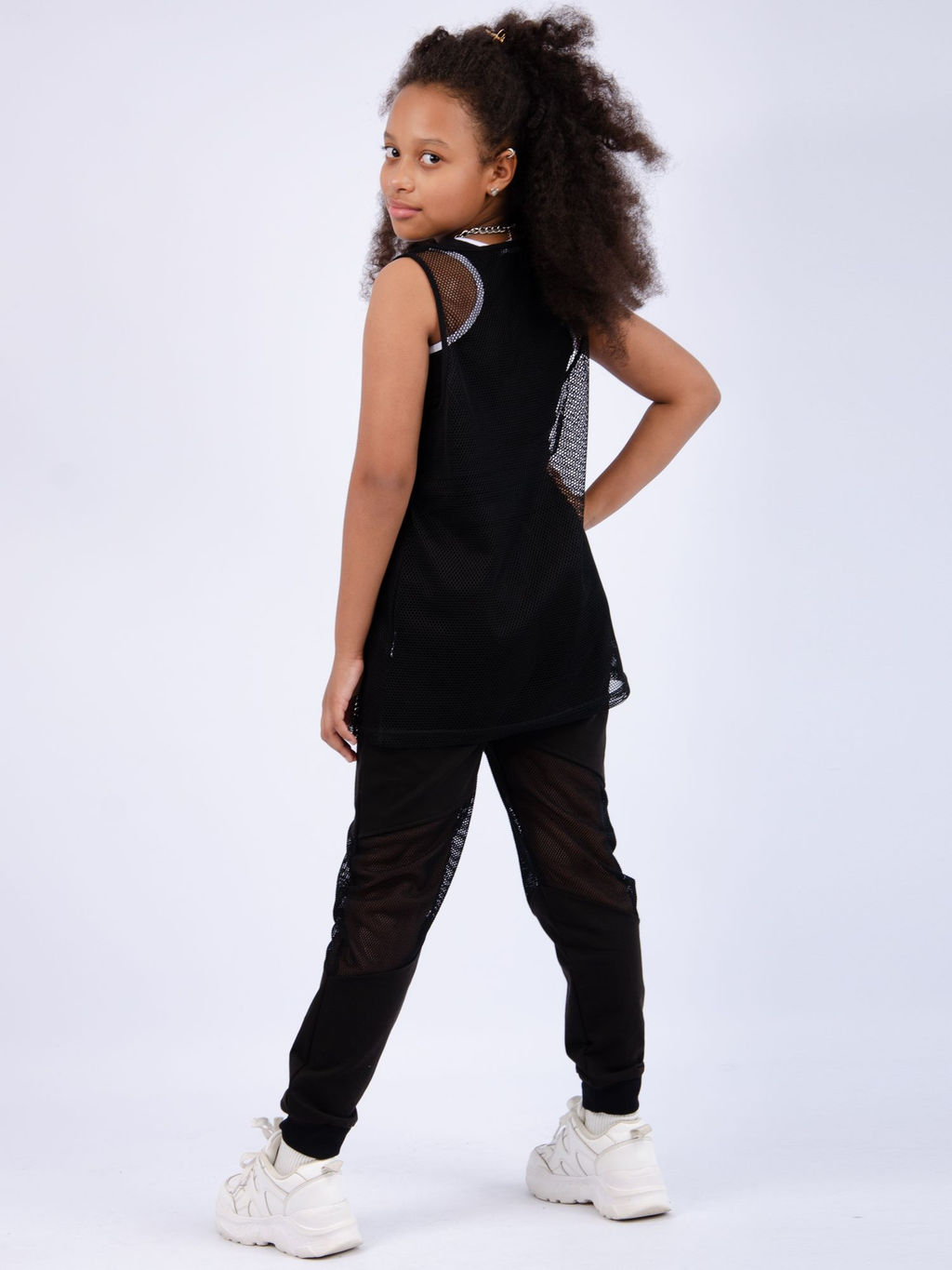 Брюки "БД-18" сетка, футер с лайкрой (М)