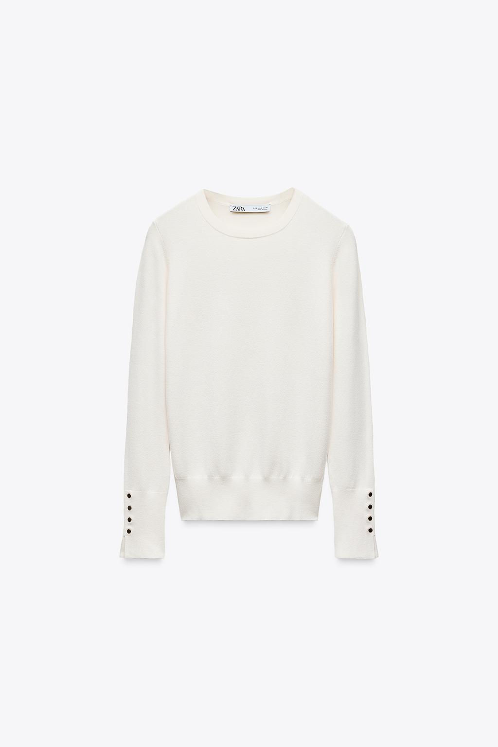 BASIC PLAIN KNIT SWEATER - Zara фото 15