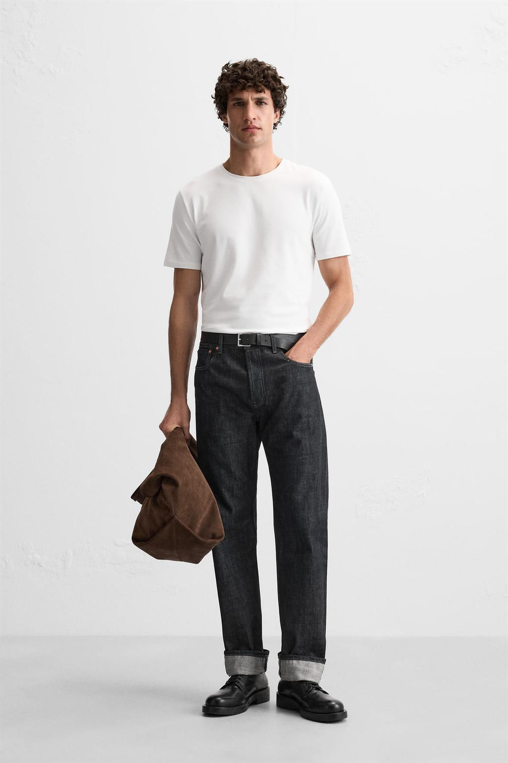 BASIC SLIM FIT T-SHIRT - Zara фото 2