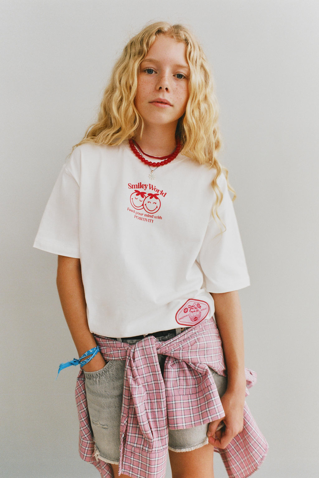 SMILEYWORLD ® PRINT AND PATCH T-SHIRT - Zara фото 6