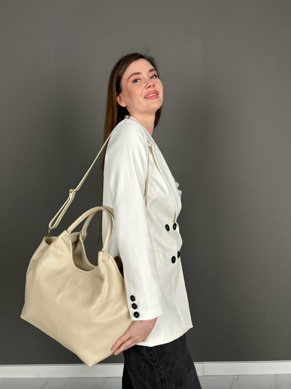 Сумка женская из телячьей кожи