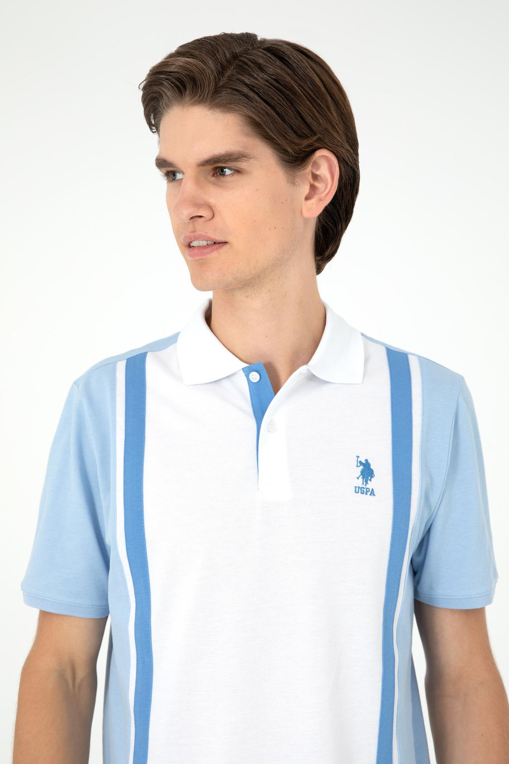 Мужская голубая футболка Неожиданная скидка в корзине - U.s. polo assn фото 2
