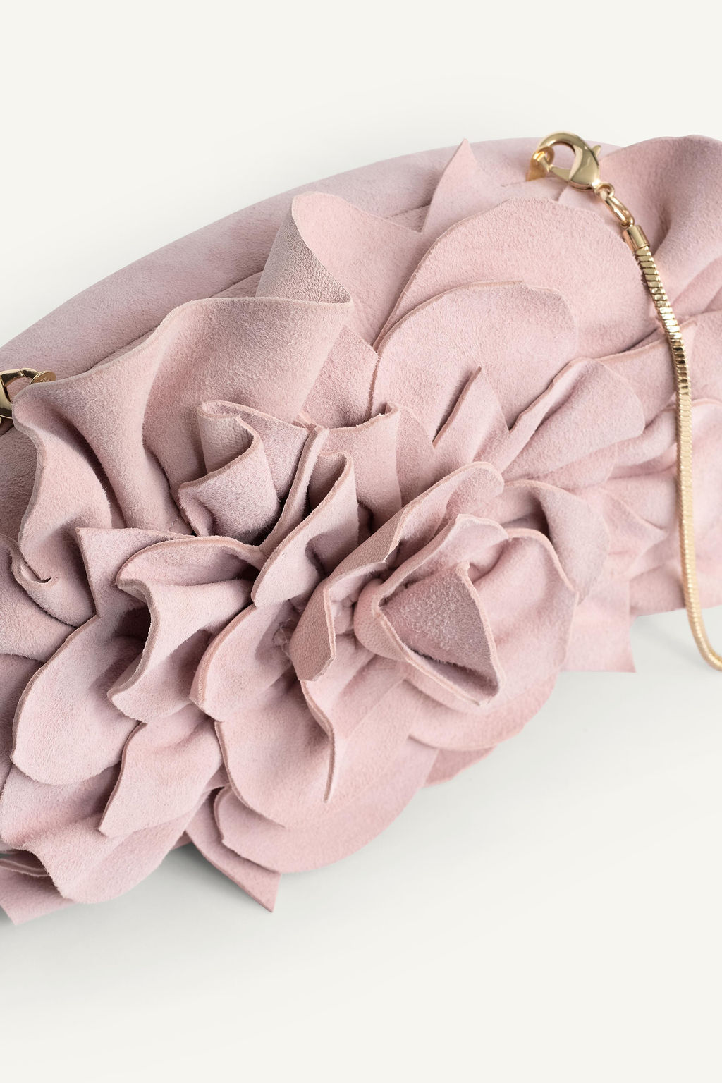 CLUTCH PIEL FLOR LIMITED EDITION / Rosa - Zara фото 5