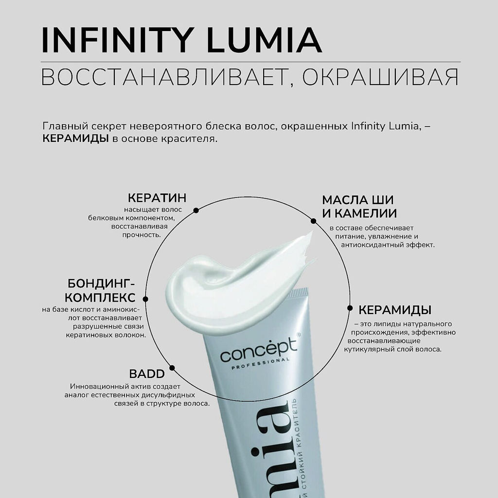 6.3 LUMIA Infinity Русый золотистый (100 мл) - Concept фото 2