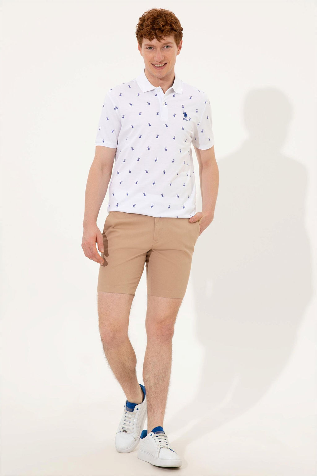 U. S. Polo Assn Мужские шорты из песочной ткани - U.s. polo assn фото 8