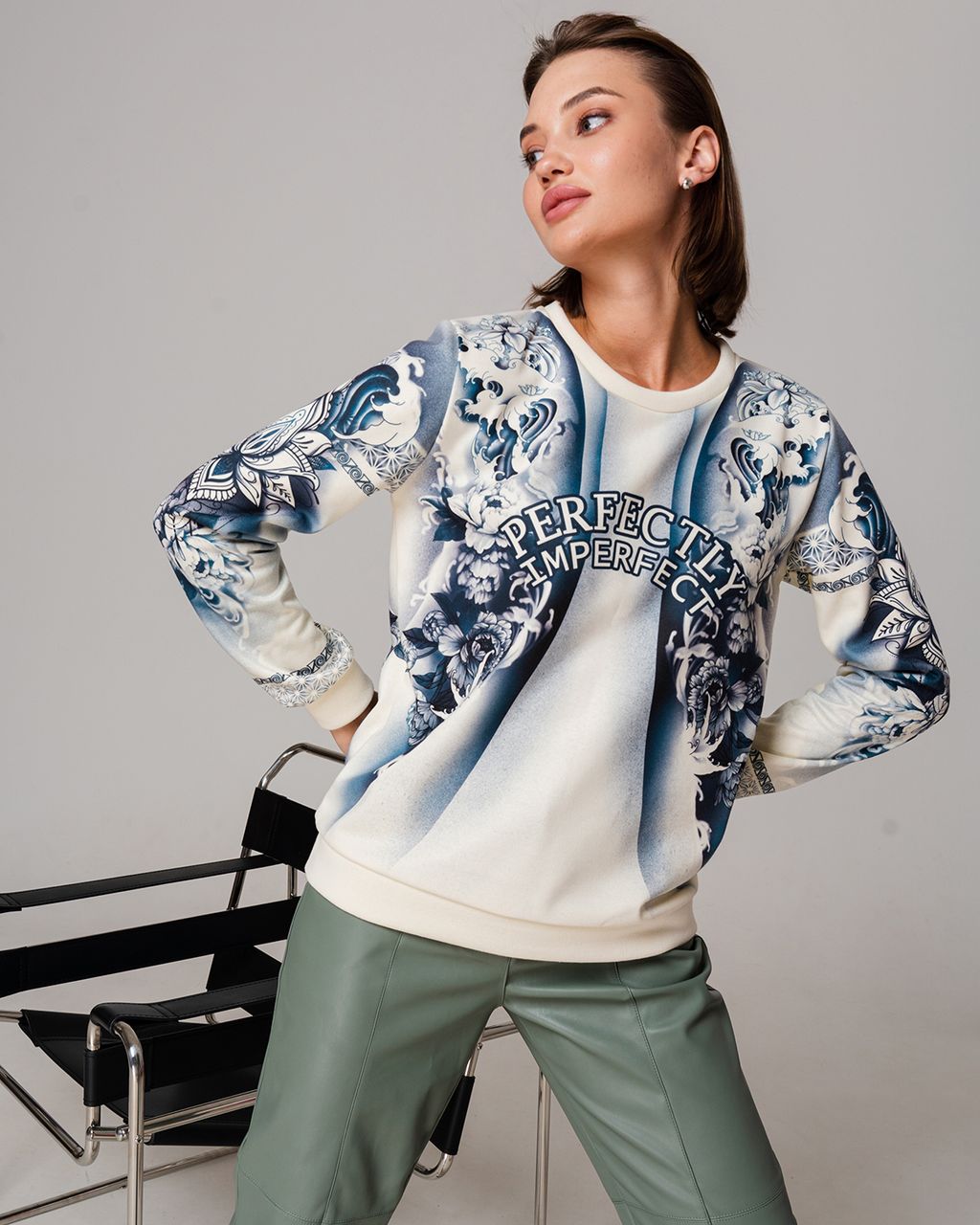 Свитшот с начесом SDN001 - Sahar art lab фото 2