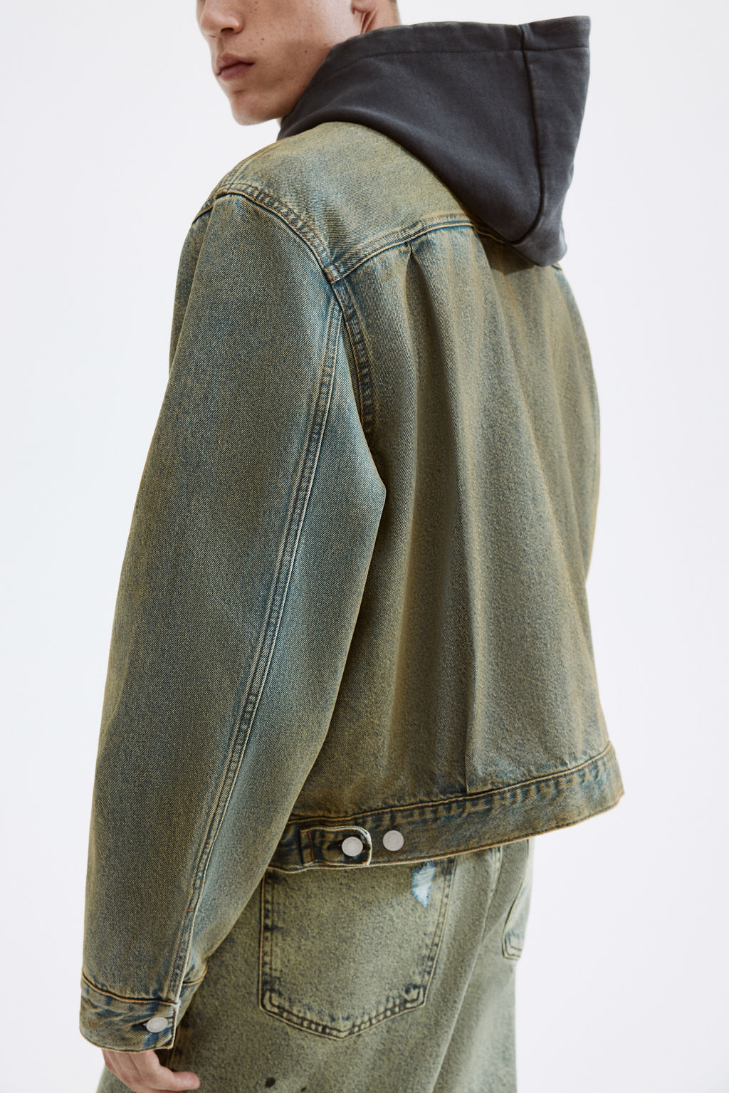 Cazadora denim Loose Fit - H&m фото 6