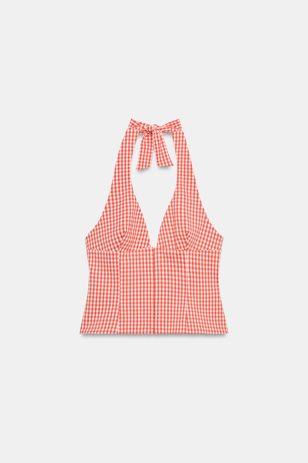 TOP HALTER CORSETERO / Naranja