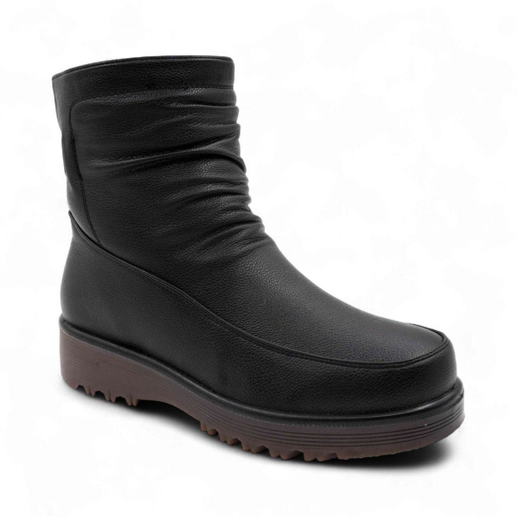 Сапоги на меху 8201-1 черные