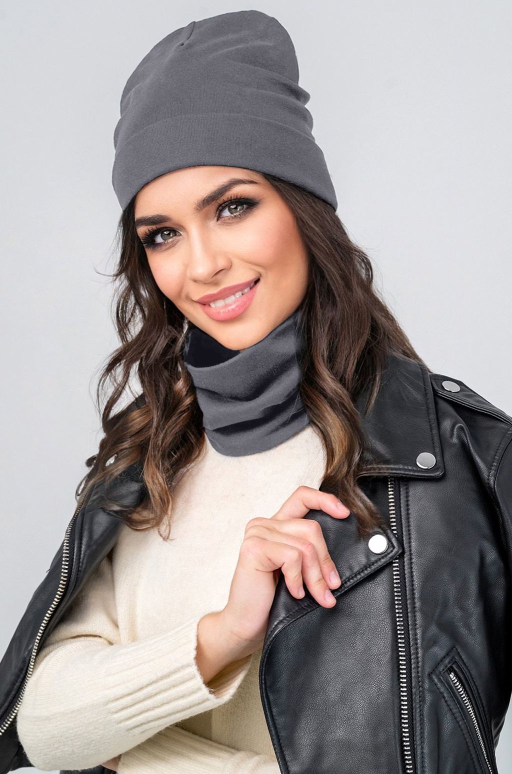 Комплект шапка со снудом Happy Fox  фото 5