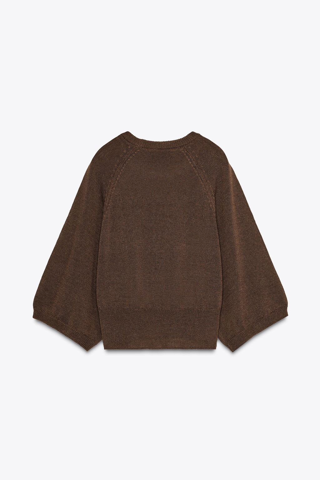 KNIT SWEATER WITH LOOSE-FIT SLEEVES