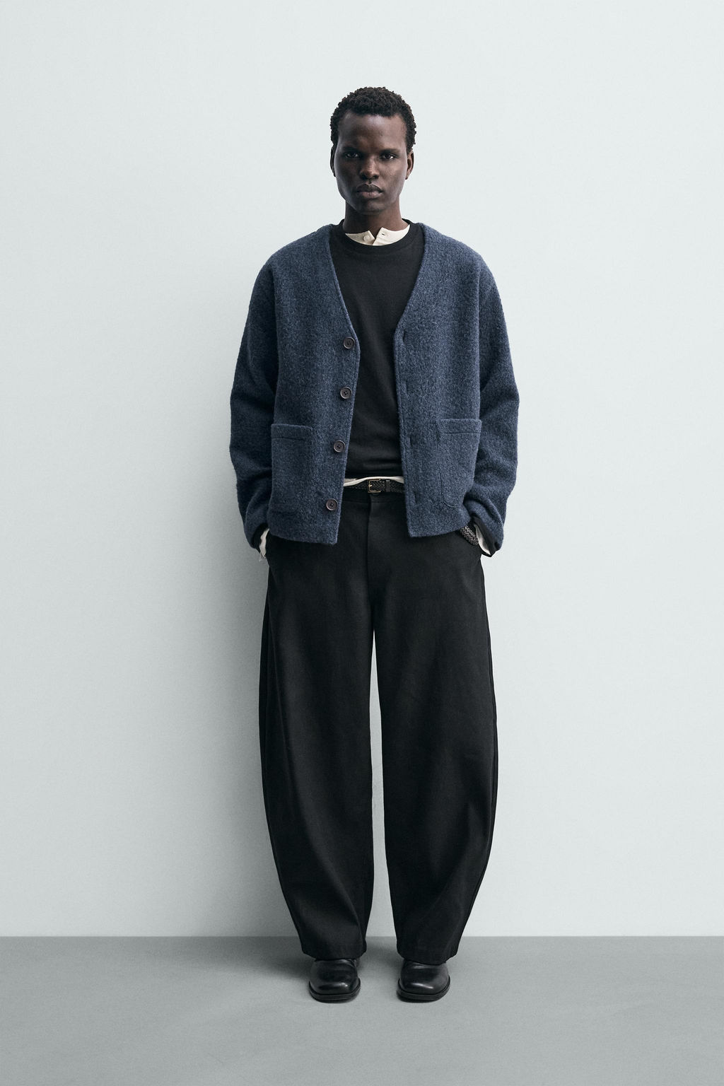 TEXTURED WOOL CARDIGAN - Zara фото 8