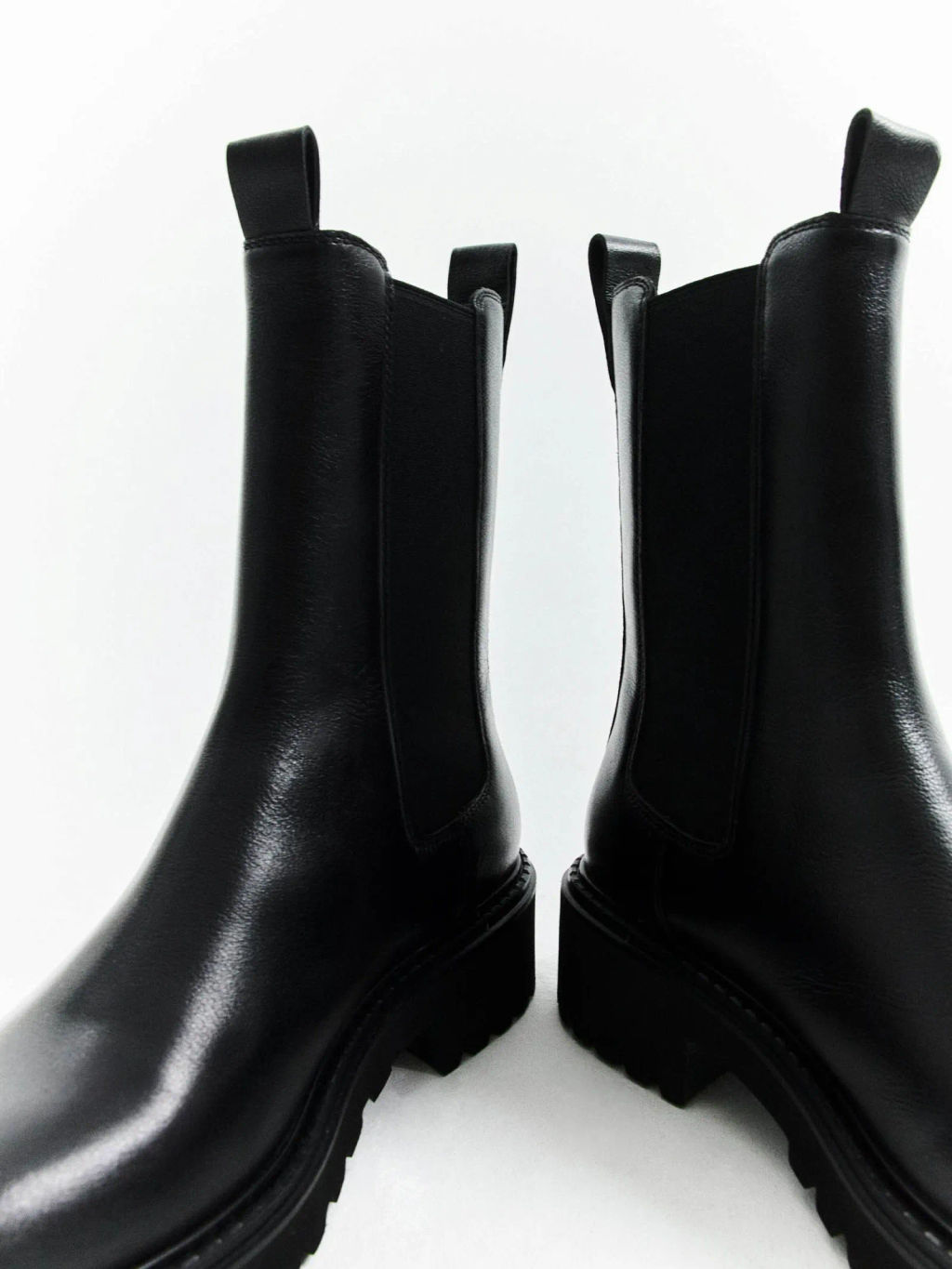 Ботинки Emka Челси кожа черные  фото 2