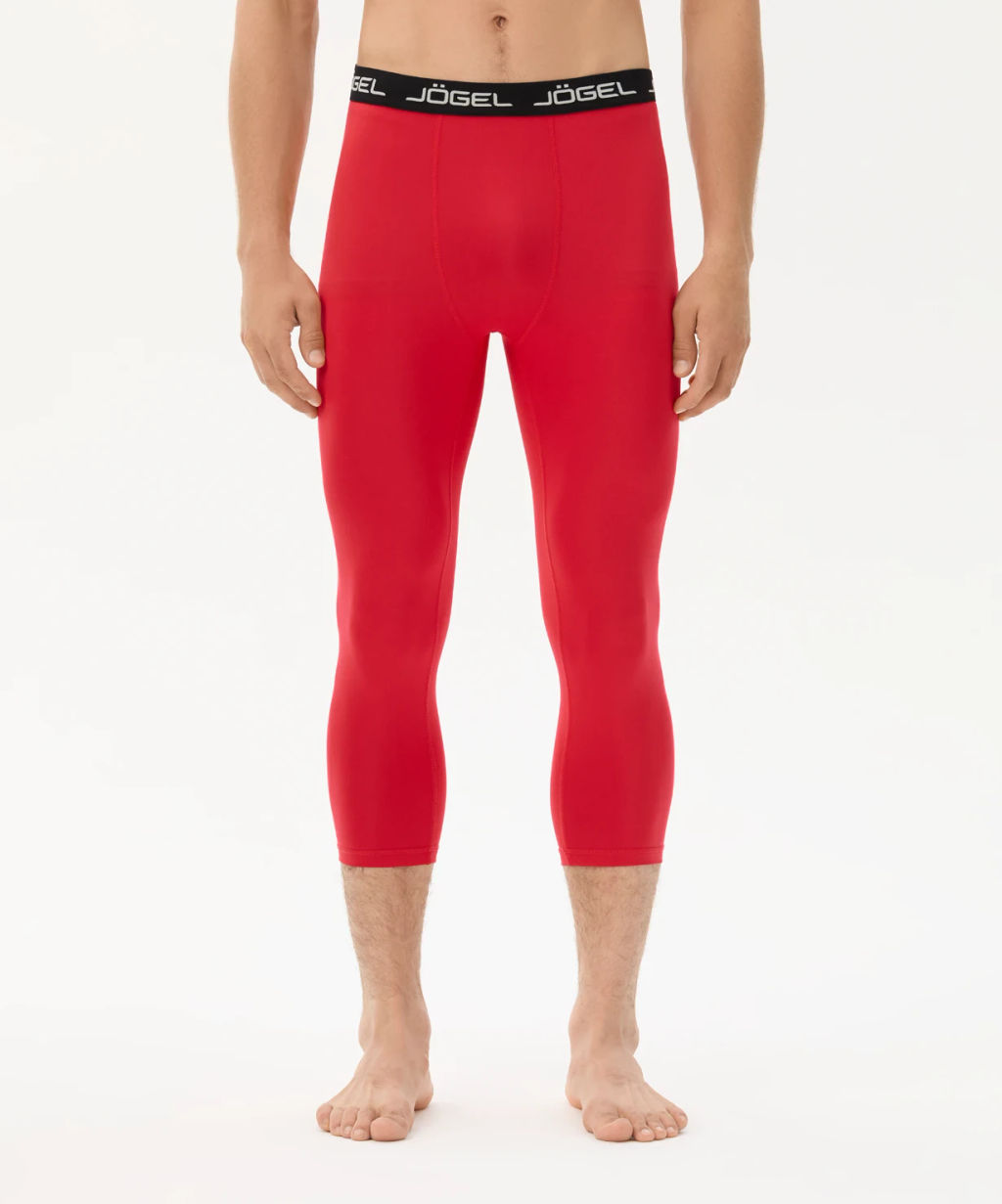 Тайтсы компрессионные JOGEL CAMP PerFormDRY Tight 3/4, красный  фото 4