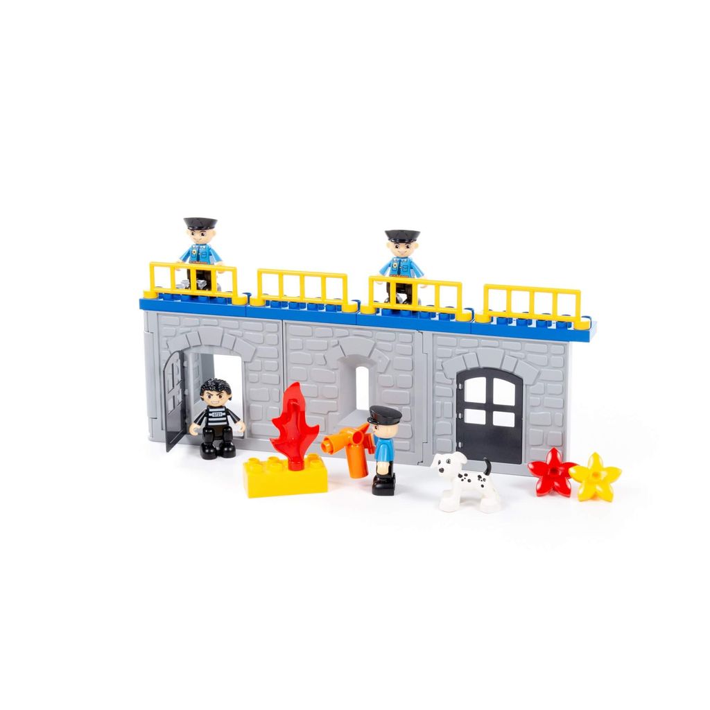 Конструктор Макси - Полицейский участок (94 элемента) (в коробке) - Полесье фото 6