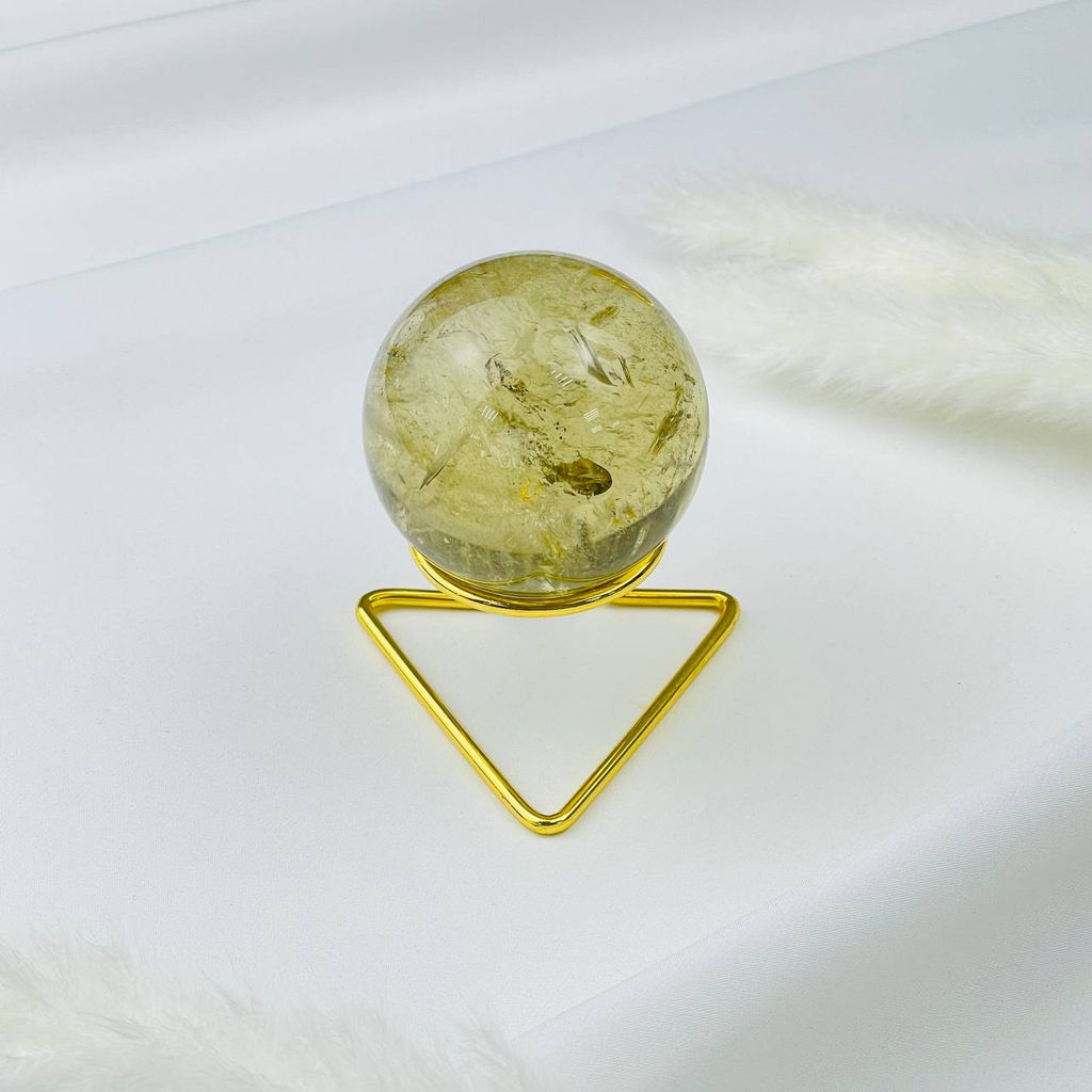 Шар из Цитрина на подставке