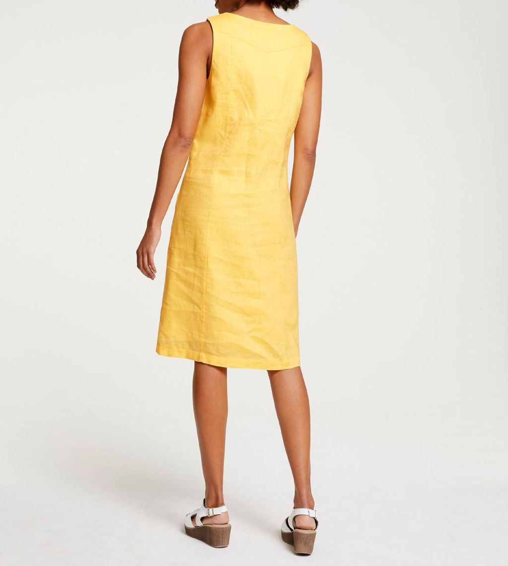 Платье, желтое - Linea tesini фото 4