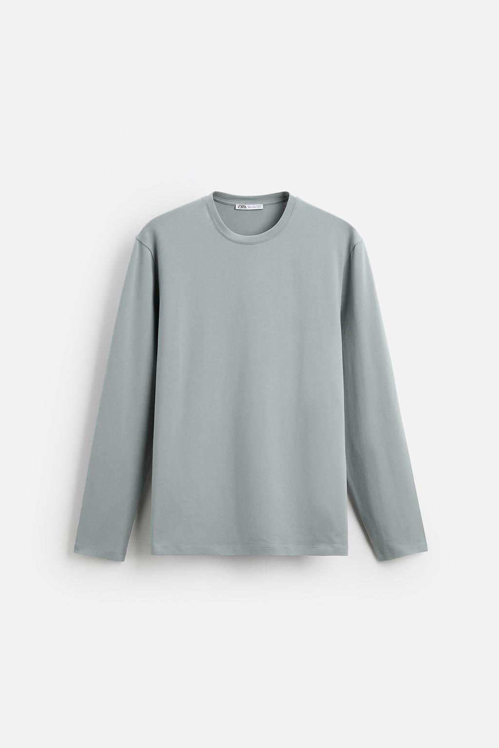 BASIC SLIM FIT T-SHIRT - Zara фото 30